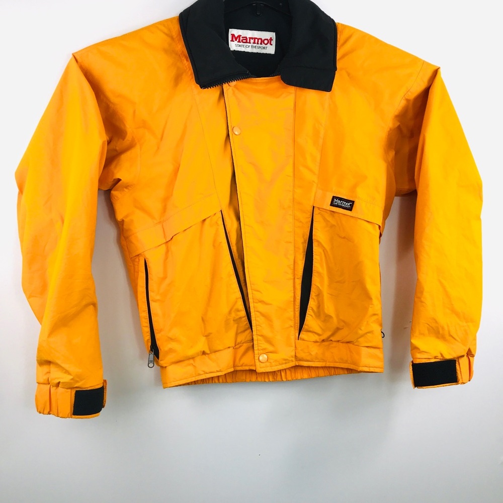 Marmot Womens Jacket Zip Pockets Cinch Wrists